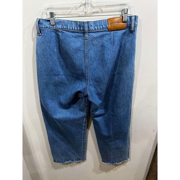 Lucky Brand Jeans Womens Size 10/30 Blue Capri High Rise Straight Denim - Picture 2 of 9